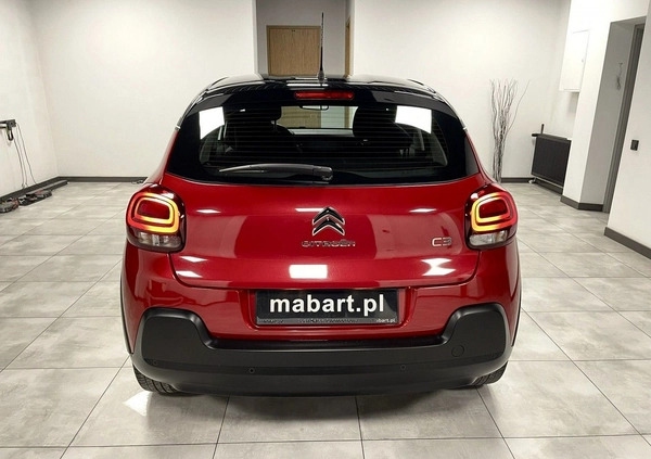 Citroen C3 cena 53900 przebieg: 70000, rok produkcji 2018 z Tychy małe 704